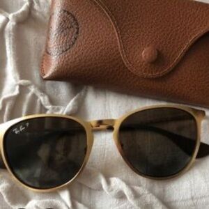 Ray-Ban Gold Frame Erika Sunglasses